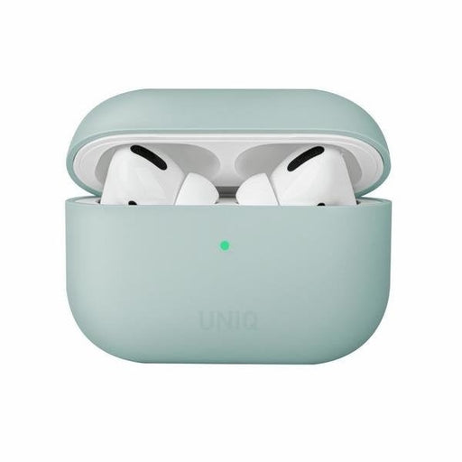 Калъф Uniq Lino за Airpods Pro зелен