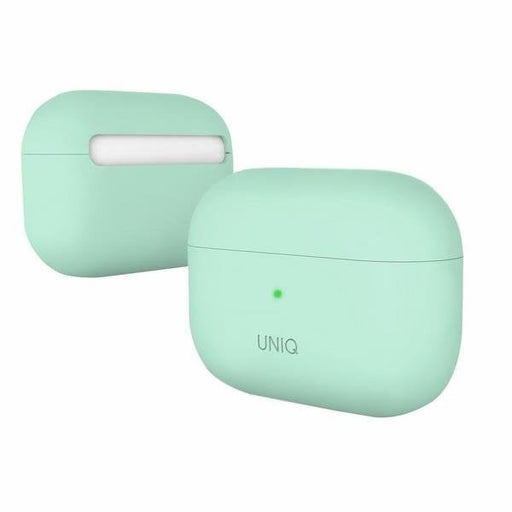Калъф Uniq Lino за Airpods Pro зелен