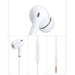Слушалки In - Ear Dudao X14 С микрофон 3.5 мм Бял