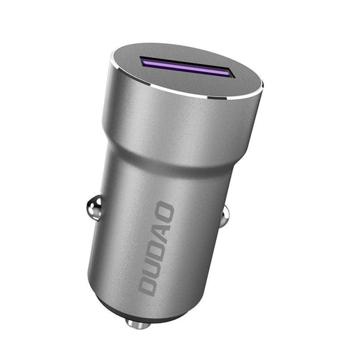 Зарядно за кола Dudao USB 5A 22.5W Quick Charge 3.0 VOOC сив