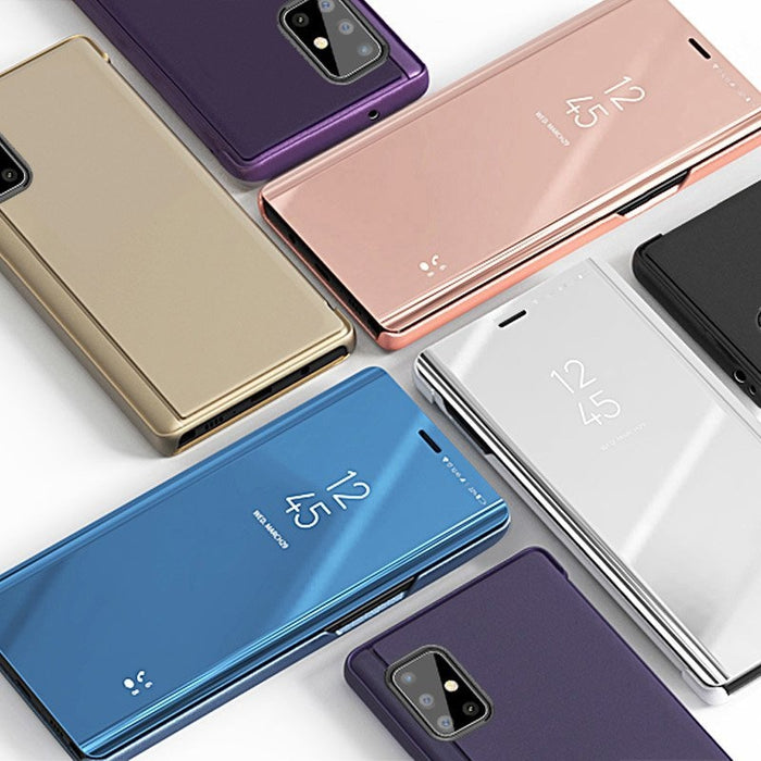Калъф за телефон Clear View Case за Huawei P Smart 2020, розов