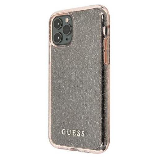 Калъф Guess Glitter Circle за iPhone 11 Pro Pink