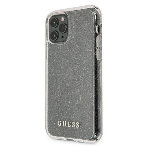 Калъф Guess Glitter Circle за iPhone 11 Pro Silver