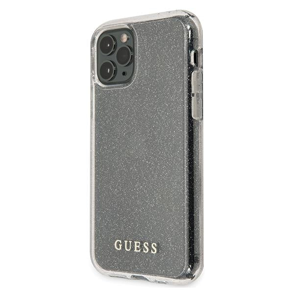 Калъф Guess Glitter Circle за iPhone 11 Pro, Silver