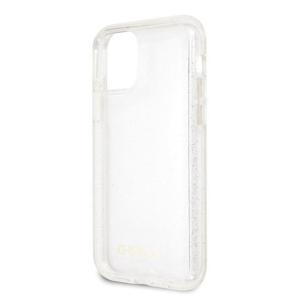 Калъф Guess Glitter Circle за iPhone 11 Pro Silver