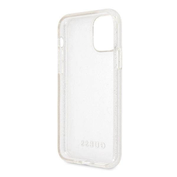 Калъф Guess Glitter Circle за iPhone 11 Pro Silver