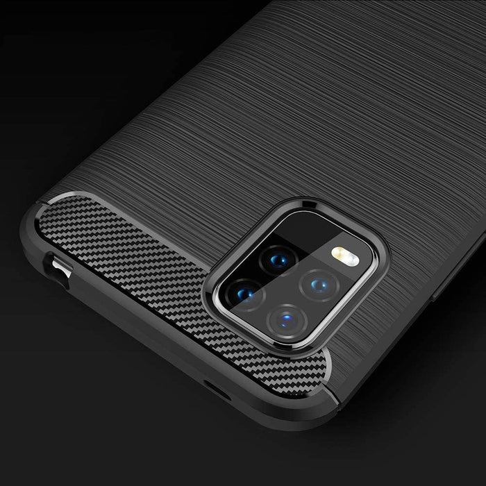 Калъф за телефон Carbon Case TPU Xiaomi Mi 10 Lite черен