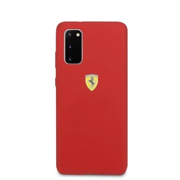 Калъф Ferrari SF Silicone за Samsung Galaxy S20 Red