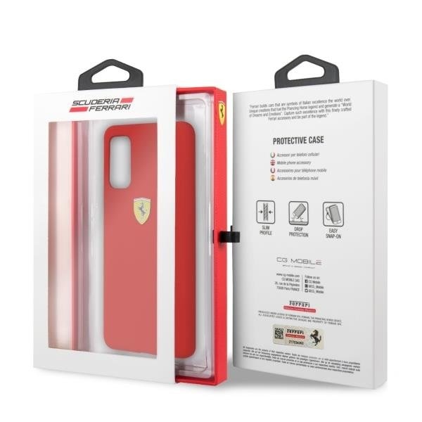 Калъф Ferrari SF Silicone за Samsung Galaxy S20 Red