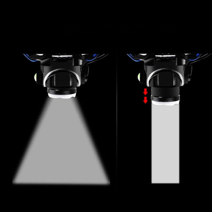 Фенер X - Balog CREE T6 LED 1200 lm С батерии Син/Черен