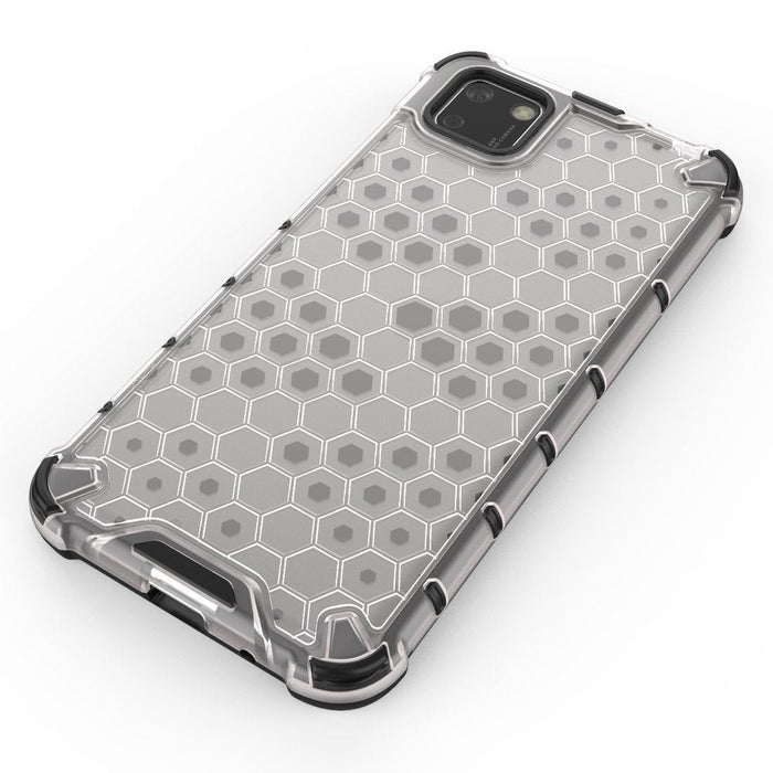 Калъф за телефон Honeycomb Case Armor TPU Bumper за Huawei Y5p, прозрачен