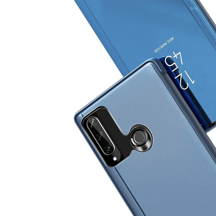 Калъф за телефон Clear View Case за Huawei Y6p, черен