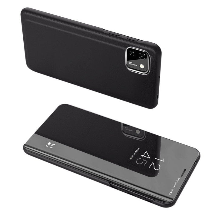 Калъф за телефон Clear View Case за Huawei Y5p, черен