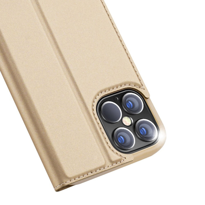 Калъф за телефон Dux Ducis Skin Pro iPhone 12 Max златист