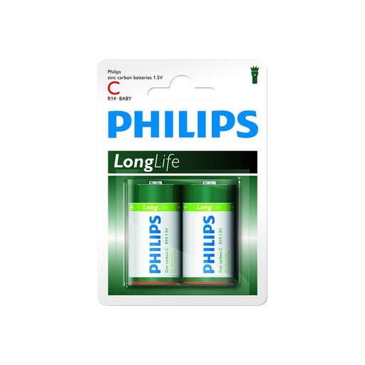 Philips Longlife батерия R14 (C) 2бр.