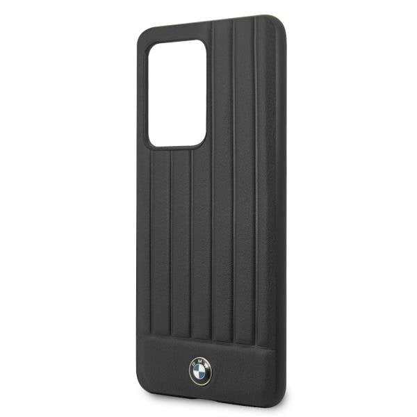 Защитен калъф BMW Leather Signature за Samsung Galaxy S20 Ultra, Black