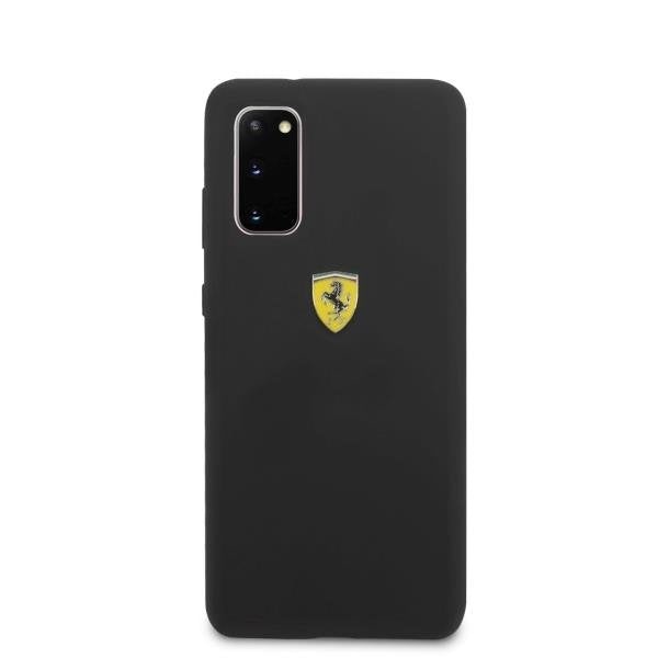 Калъф Ferrari SF Silicone за Samsung Galaxy S20 Black