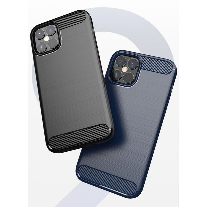 Калъф за телефон Carbon Flexible Cover TPU за iPhone 12 Pro Max, черен