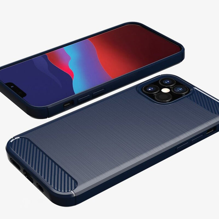 Калъф за телефон Carbon Flexible Cover TPU за iPhone 12 Pro Max, черен