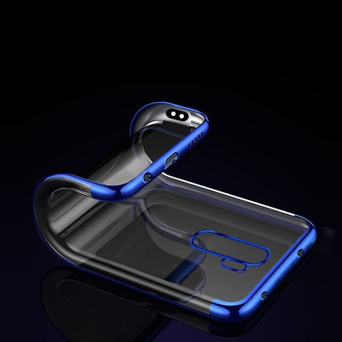 Калъф за телефон Clear Color Gel TPU Electroplating за Xiaomi Redmi 10X 4G/Xiaomi Redmi Note 9, червен