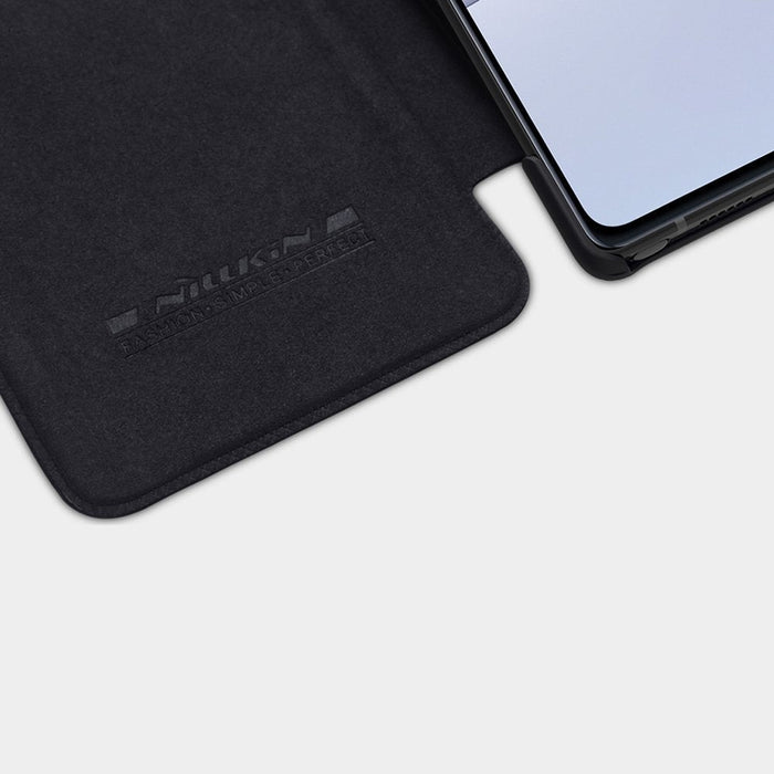 Кожен кейс Nillkin Qin за Samsung Galaxy Note 20 Черен