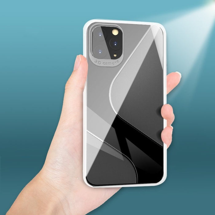 Калъф за телефон S-Case Flexible Cover TPU за Samsung Galaxy A21S, син