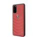 Калъф Ferrari Heritage Quilted за Samsung Galaxy S20 Red