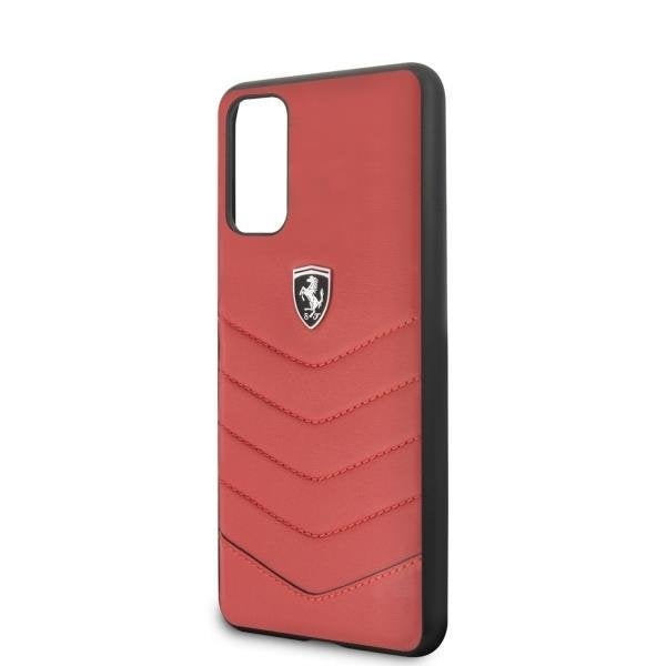 Калъф Ferrari Heritage Quilted за Samsung Galaxy S20 Red