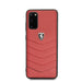 Калъф Ferrari Heritage Quilted за Samsung Galaxy S20 Red