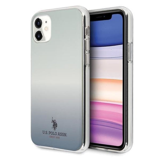 Калъф US Polo Pattern Collection за iPhone 11 Blue