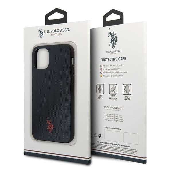 Калъф US Polo Type Collection за iPhone 11 Pro Max Blue