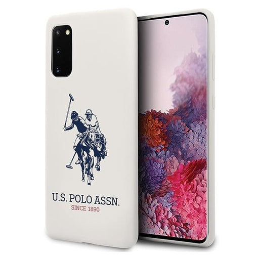 Калъф US Polo Big Horse за Samsung Galaxy S20 White