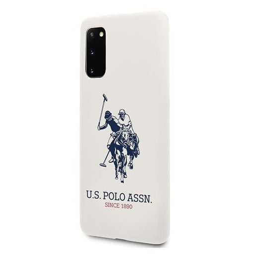 Калъф US Polo Big Horse за Samsung Galaxy S20 White