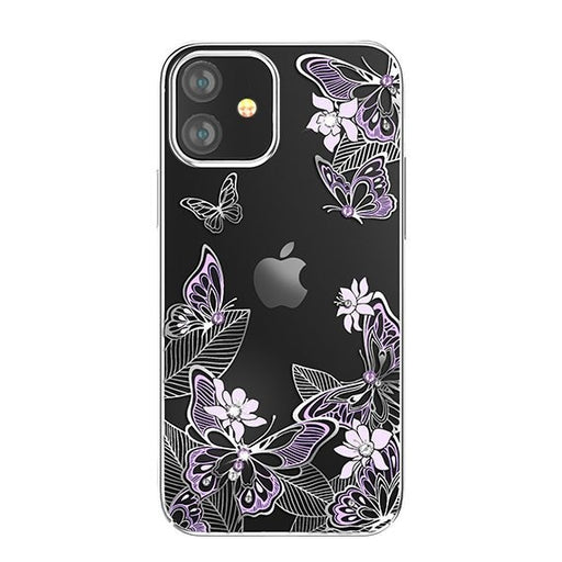 Твърд гръб Kingxbar Swarovski за iPhone 12 Mini Пеперуди