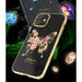 Твърд гръб Kingxbar Swarovski за iPhone 12 Mini Пеперуди