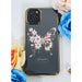 Твърд гръб Kingxbar Swarovski за iPhone 12 Mini Пеперуди