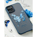 Твърд гръб Kingxbar Swarovski за iPhone 12 Mini Пеперуди