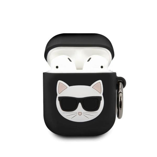 Кейс Karl Lagerfeld KLACA2SILCHBK за AirPods 1/2