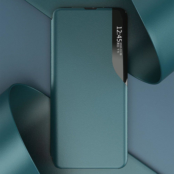 Калъф за телефон Eco Leather View Elegant със стойка за Samsung Galaxy S20 Ultra, черен
