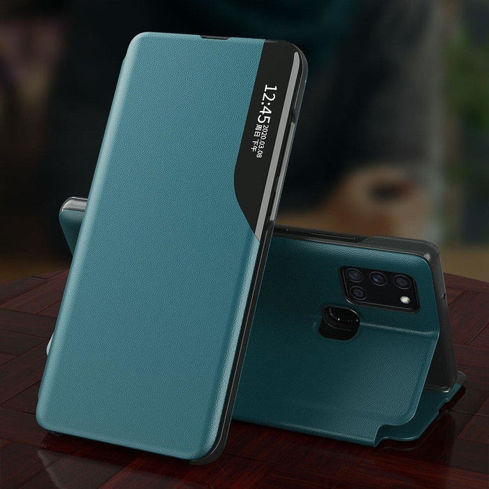 Калъф за телефон Eco Leather View Elegant със стойка за Samsung Galaxy Note 20 Ultra, оранжев