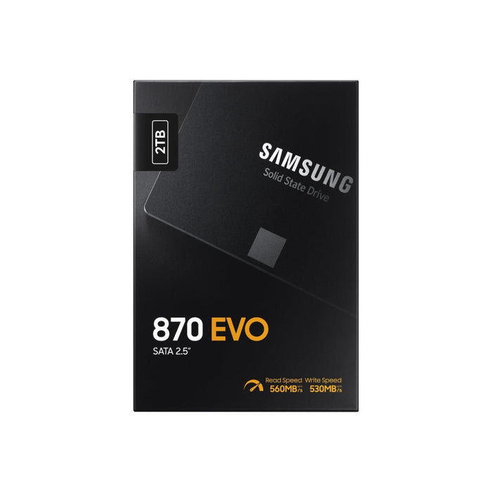 SAMSUNG SSD 870 EVO 2TB 2.5inch SATA 560MB/s read 530MB/s
