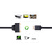 Кабел Ugreen DVI 24 + 5 Pin (Female) - HDMI (Male) 22