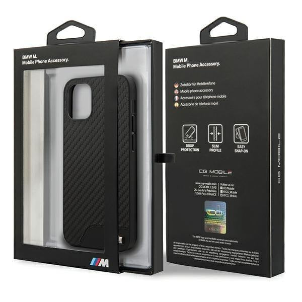 Калъф BMW M Hard Case PU Carbon Contrast за iPhone