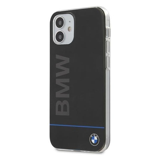 Калъф BMW Signature Printed Logo за iPhone 12 Mini Черен