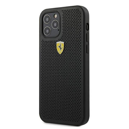 Калъф Ferrari On Track Perforated за iPhone 12/12 Pro Black