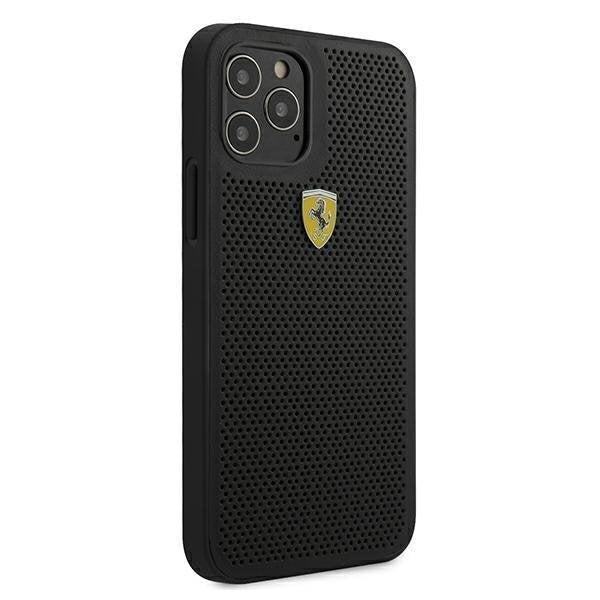 Калъф Ferrari On Track Perforated за iPhone 12/12 Pro Black