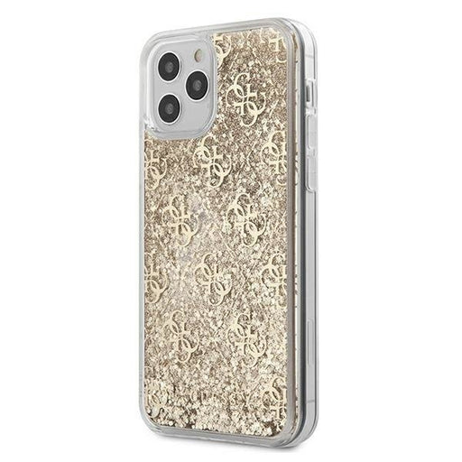 Калъф Guess 4G Liquid Glitter за Apple iPhone 12/12