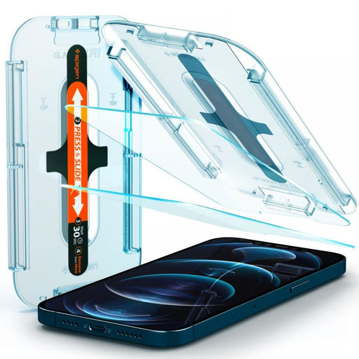 Протектор Spigen Glass.Tr Ez Fit за iPhone 12 Pro Max 2бр