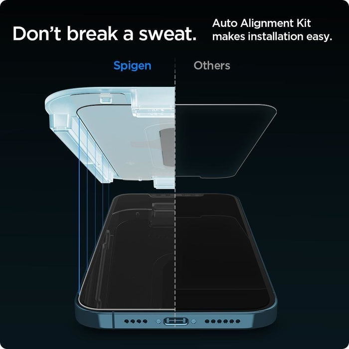 Протектор Spigen Glass.Tr Ez Fit за iPhone 12 Pro Max 2бр