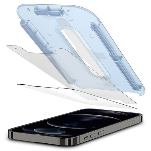 Протектор Spigen Glass Tr Ez Fit за iPhone 12 Pro/ 2 бр